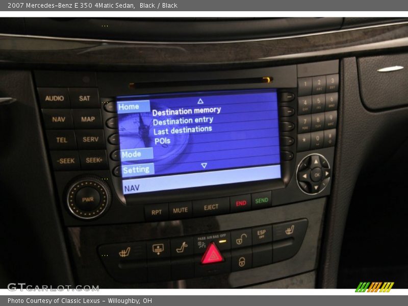 Black / Black 2007 Mercedes-Benz E 350 4Matic Sedan