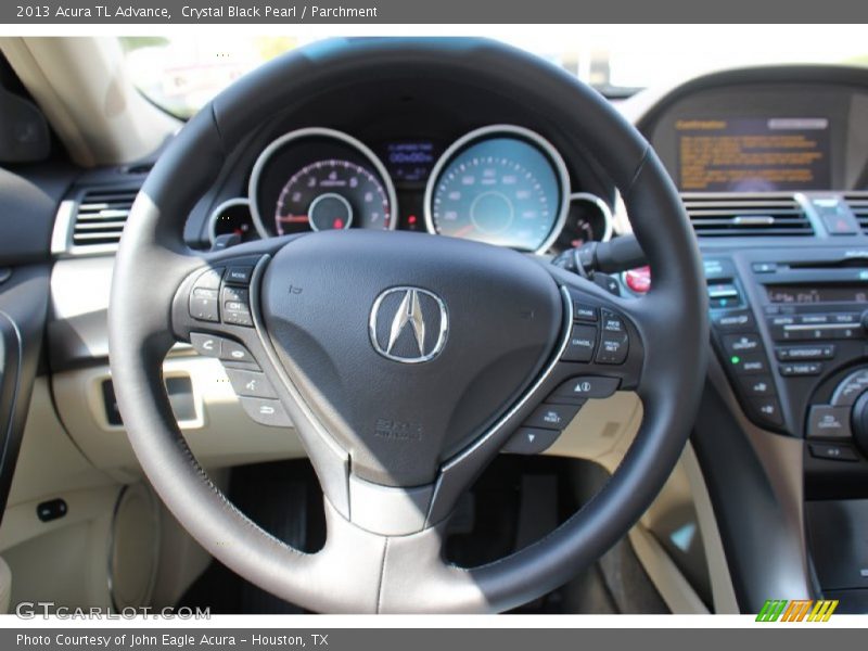 Crystal Black Pearl / Parchment 2013 Acura TL Advance
