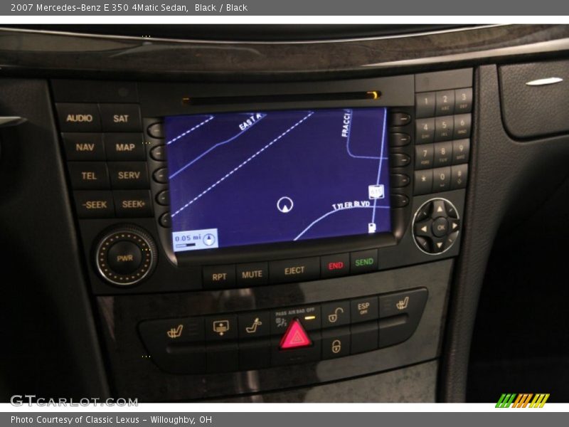 Black / Black 2007 Mercedes-Benz E 350 4Matic Sedan
