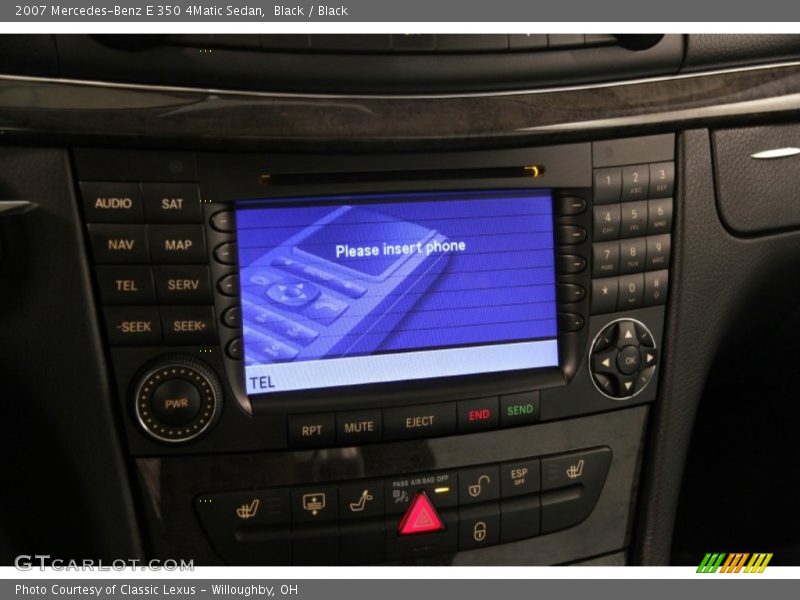 Black / Black 2007 Mercedes-Benz E 350 4Matic Sedan