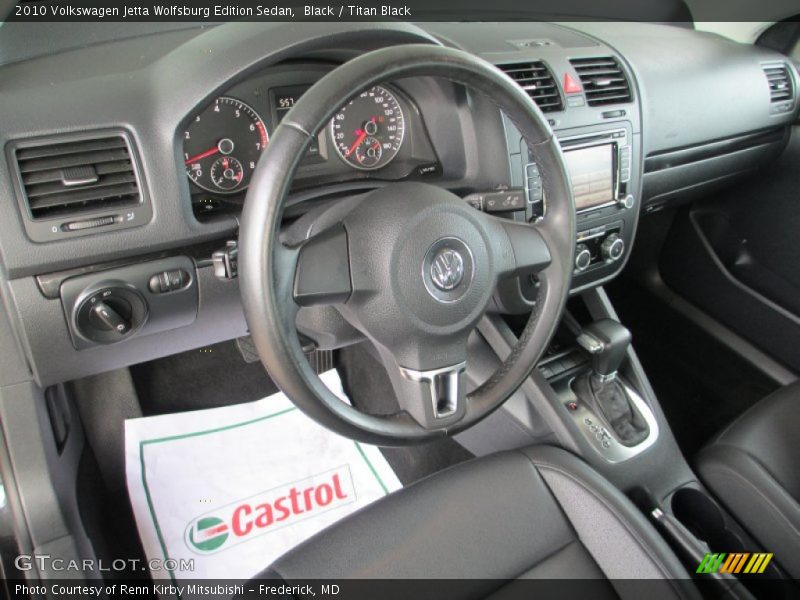 Black / Titan Black 2010 Volkswagen Jetta Wolfsburg Edition Sedan
