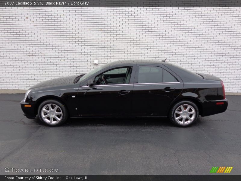 Black Raven / Light Gray 2007 Cadillac STS V6