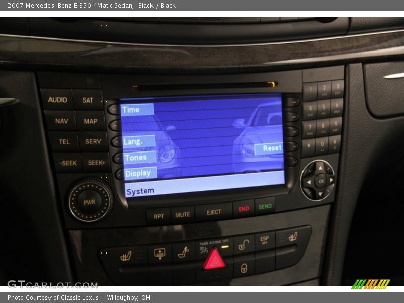 Black / Black 2007 Mercedes-Benz E 350 4Matic Sedan