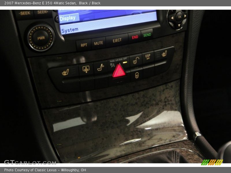 Black / Black 2007 Mercedes-Benz E 350 4Matic Sedan