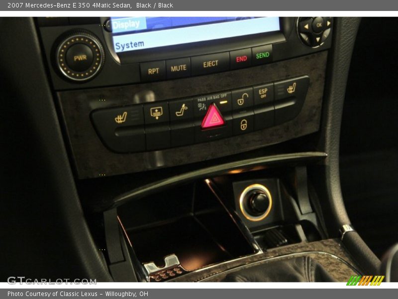Black / Black 2007 Mercedes-Benz E 350 4Matic Sedan