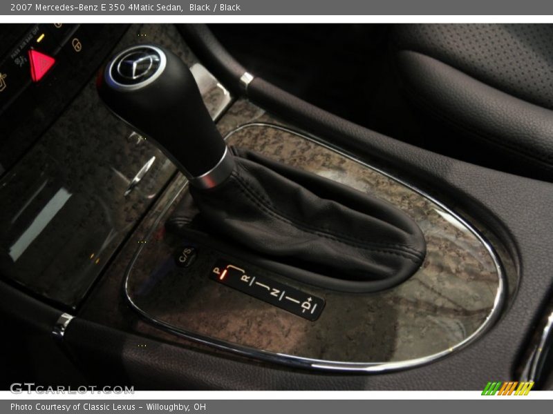 Black / Black 2007 Mercedes-Benz E 350 4Matic Sedan
