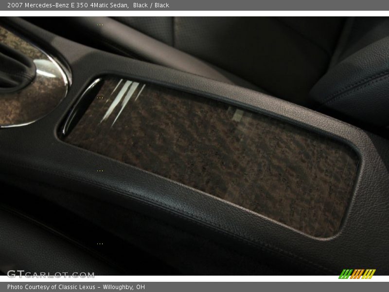 Black / Black 2007 Mercedes-Benz E 350 4Matic Sedan