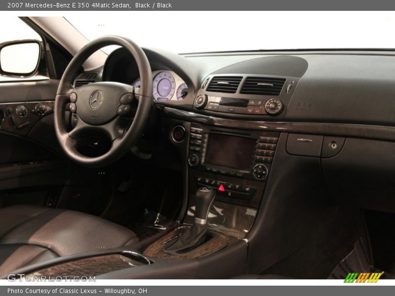 Black / Black 2007 Mercedes-Benz E 350 4Matic Sedan