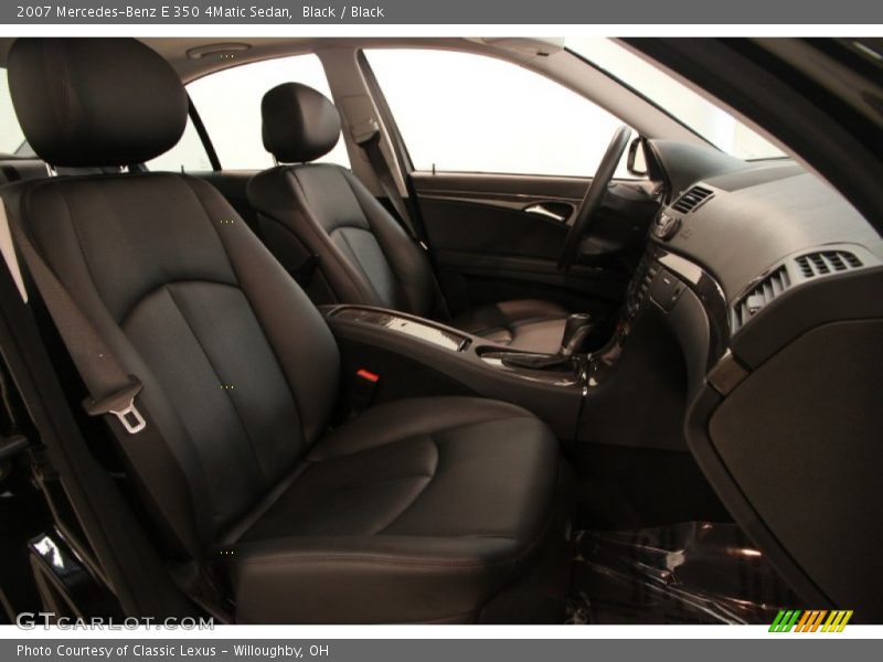 Black / Black 2007 Mercedes-Benz E 350 4Matic Sedan