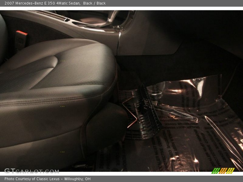 Black / Black 2007 Mercedes-Benz E 350 4Matic Sedan