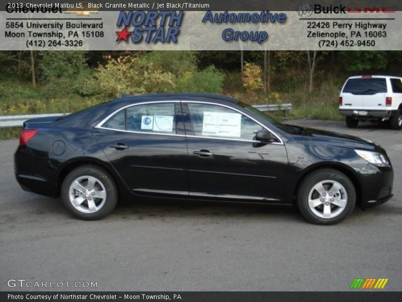 Black Granite Metallic / Jet Black/Titanium 2013 Chevrolet Malibu LS