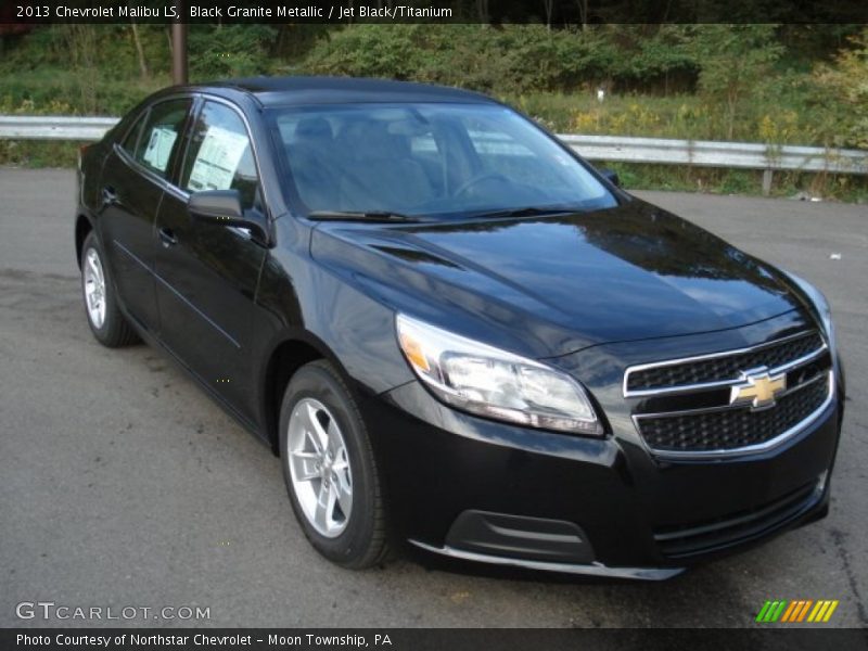 Black Granite Metallic / Jet Black/Titanium 2013 Chevrolet Malibu LS