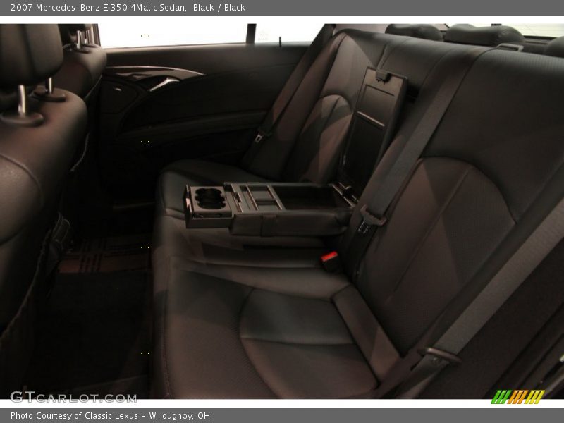 Black / Black 2007 Mercedes-Benz E 350 4Matic Sedan