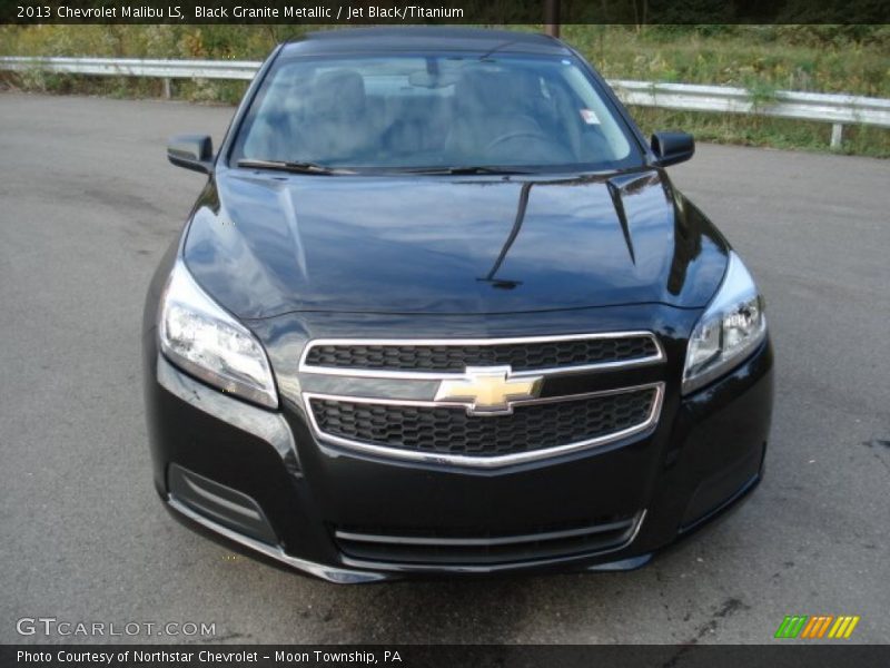 Black Granite Metallic / Jet Black/Titanium 2013 Chevrolet Malibu LS