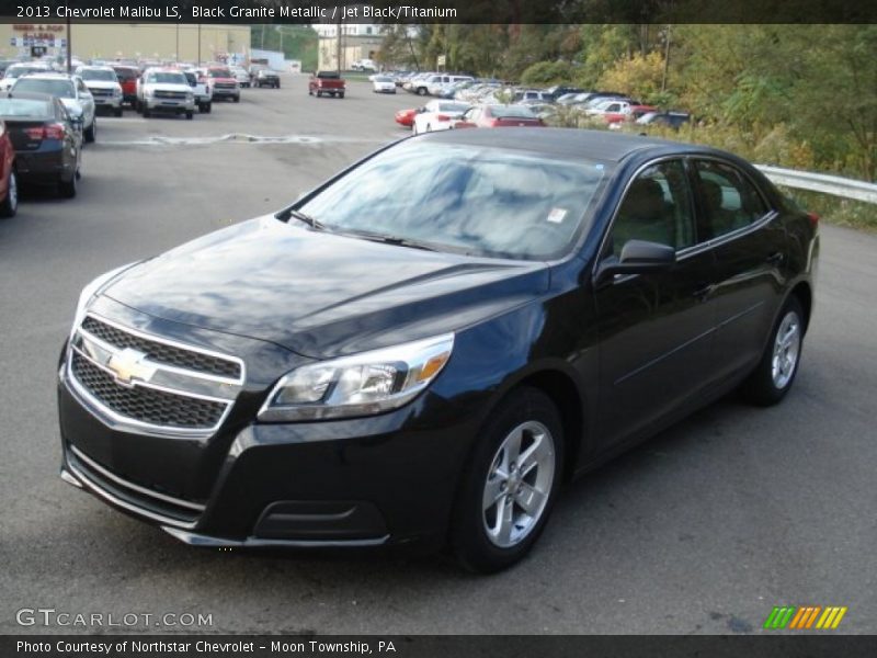Black Granite Metallic / Jet Black/Titanium 2013 Chevrolet Malibu LS