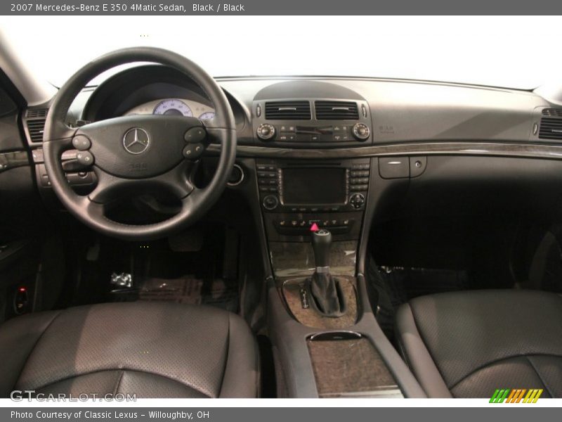 Black / Black 2007 Mercedes-Benz E 350 4Matic Sedan