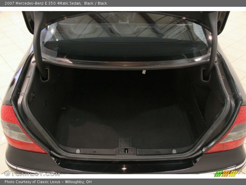 Black / Black 2007 Mercedes-Benz E 350 4Matic Sedan