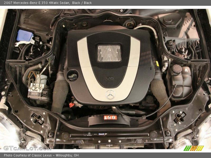 Black / Black 2007 Mercedes-Benz E 350 4Matic Sedan