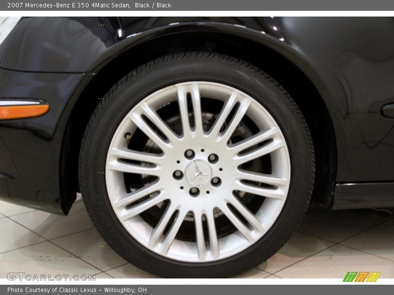 Black / Black 2007 Mercedes-Benz E 350 4Matic Sedan