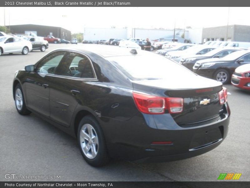 Black Granite Metallic / Jet Black/Titanium 2013 Chevrolet Malibu LS