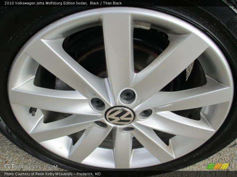 Black / Titan Black 2010 Volkswagen Jetta Wolfsburg Edition Sedan