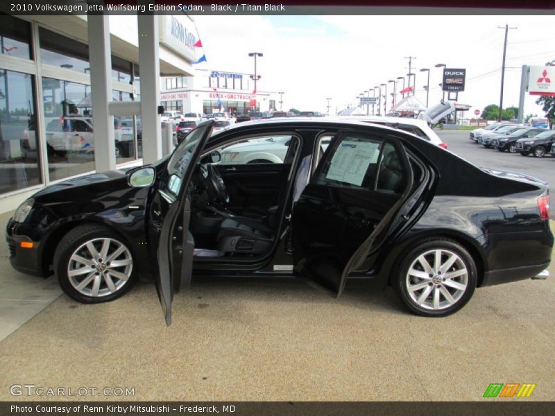 Black / Titan Black 2010 Volkswagen Jetta Wolfsburg Edition Sedan