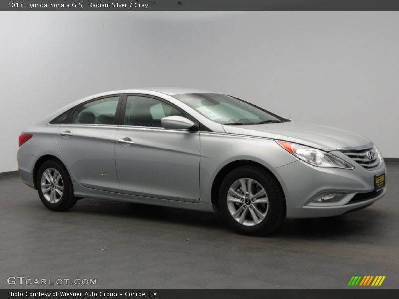 Radiant Silver / Gray 2013 Hyundai Sonata GLS