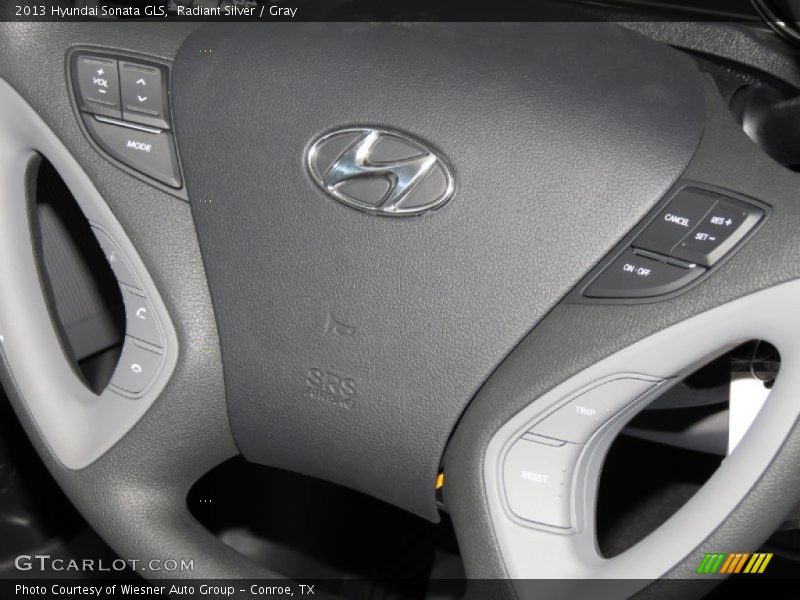 Radiant Silver / Gray 2013 Hyundai Sonata GLS