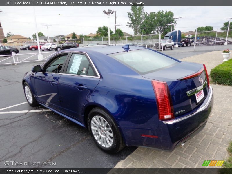 Opulent Blue Metallic / Light Titanium/Ebony 2012 Cadillac CTS 4 3.0 AWD Sedan