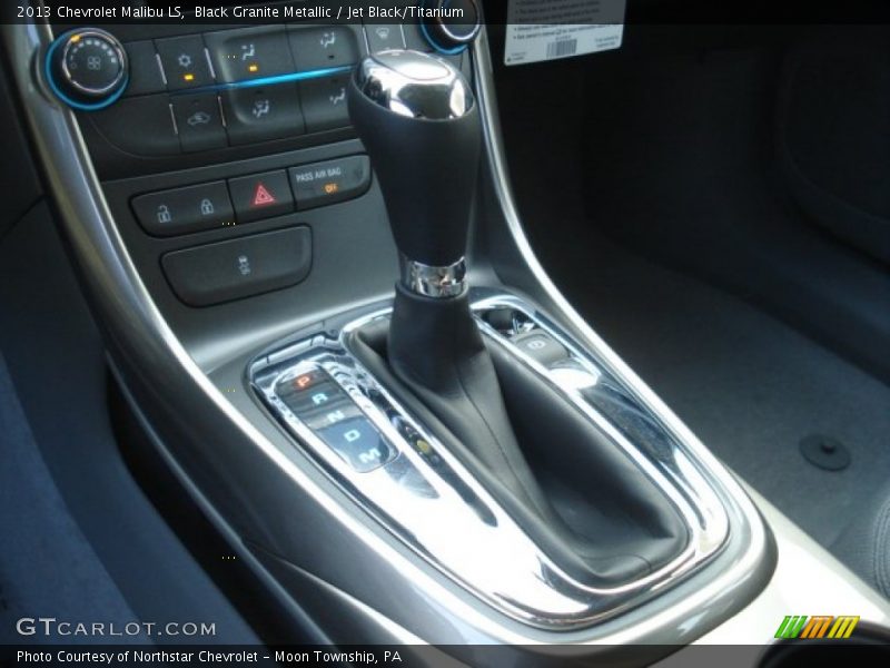 Black Granite Metallic / Jet Black/Titanium 2013 Chevrolet Malibu LS