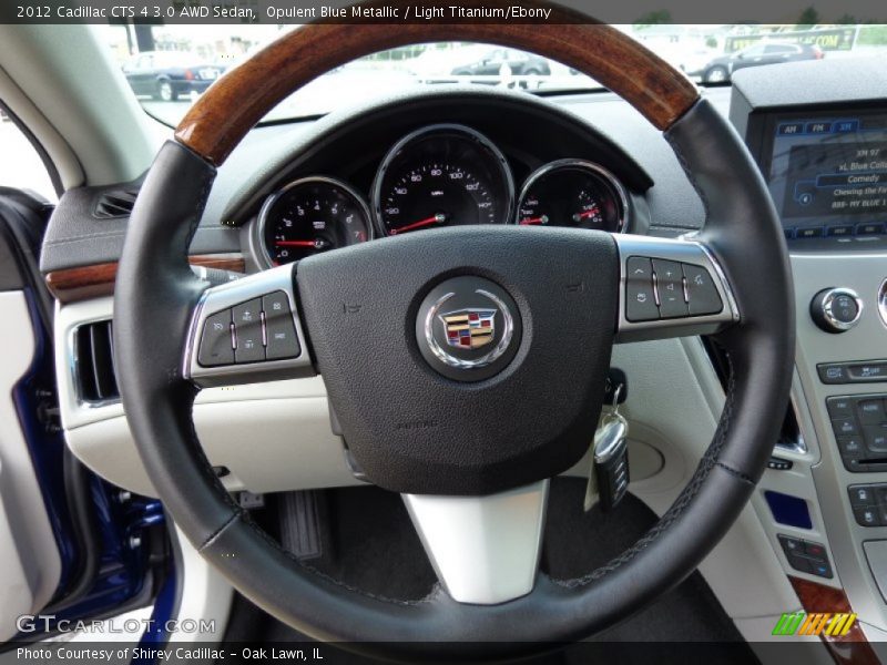 Opulent Blue Metallic / Light Titanium/Ebony 2012 Cadillac CTS 4 3.0 AWD Sedan