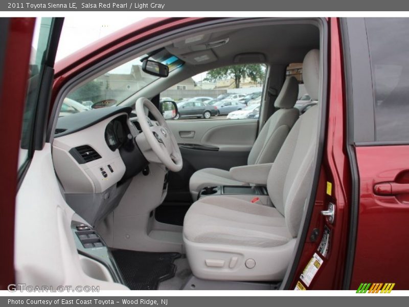 Salsa Red Pearl / Light Gray 2011 Toyota Sienna LE