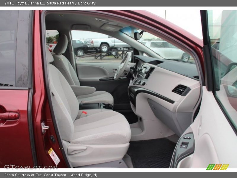 Salsa Red Pearl / Light Gray 2011 Toyota Sienna LE