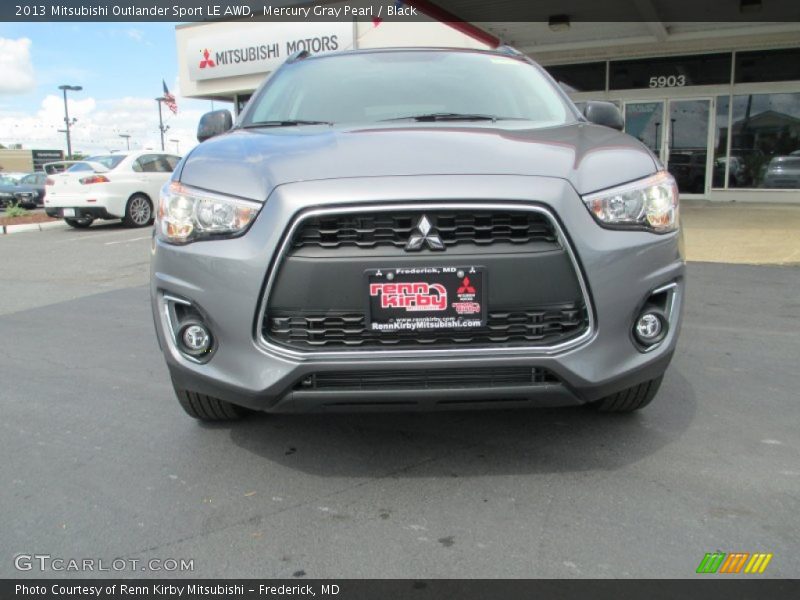 Mercury Gray Pearl / Black 2013 Mitsubishi Outlander Sport LE AWD