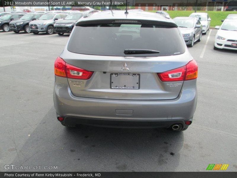 Mercury Gray Pearl / Black 2013 Mitsubishi Outlander Sport LE AWD