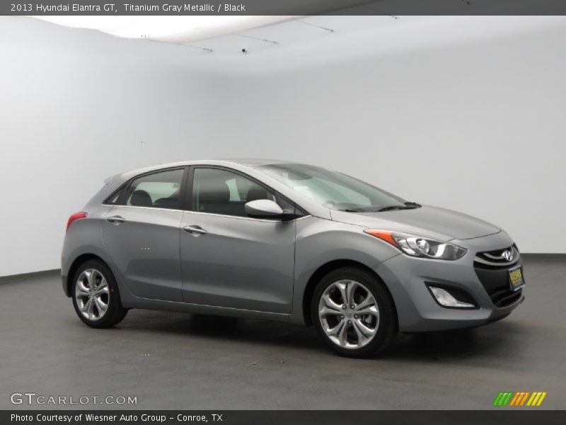 Titanium Gray Metallic / Black 2013 Hyundai Elantra GT