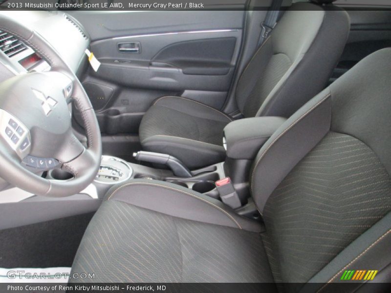 Mercury Gray Pearl / Black 2013 Mitsubishi Outlander Sport LE AWD