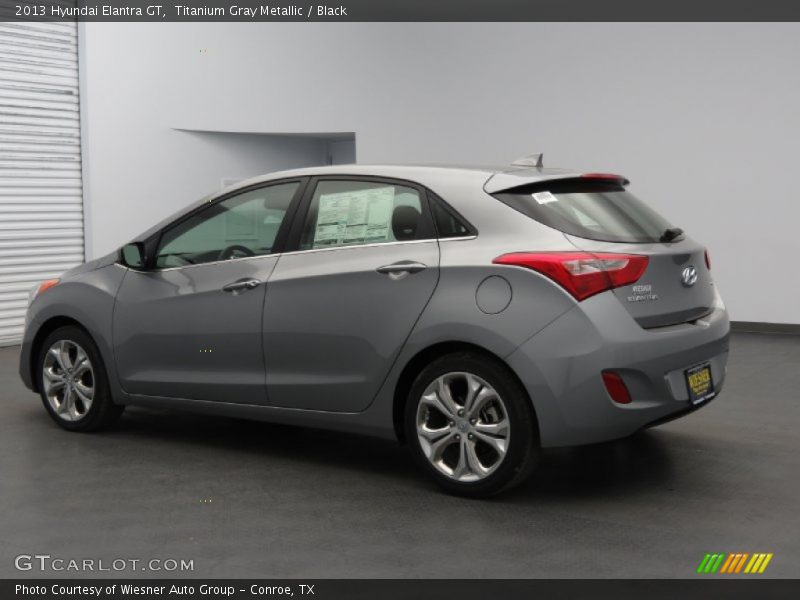 Titanium Gray Metallic / Black 2013 Hyundai Elantra GT