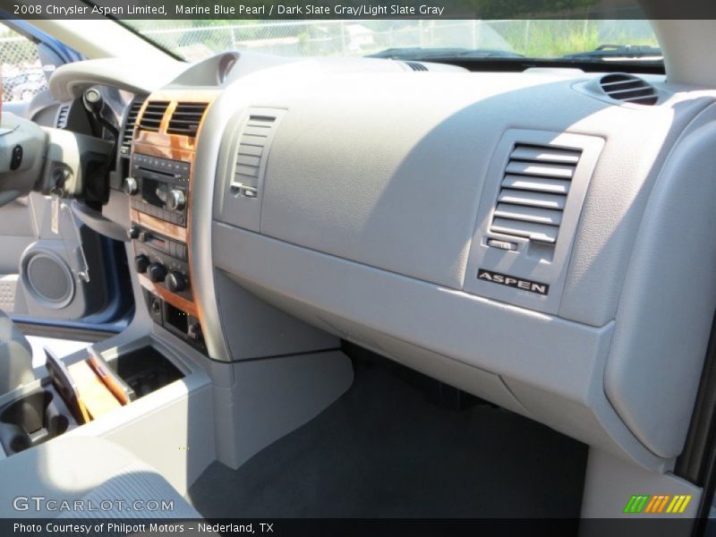 Marine Blue Pearl / Dark Slate Gray/Light Slate Gray 2008 Chrysler Aspen Limited