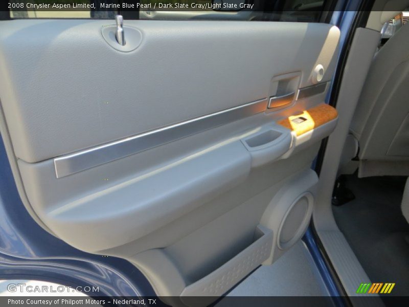 Marine Blue Pearl / Dark Slate Gray/Light Slate Gray 2008 Chrysler Aspen Limited