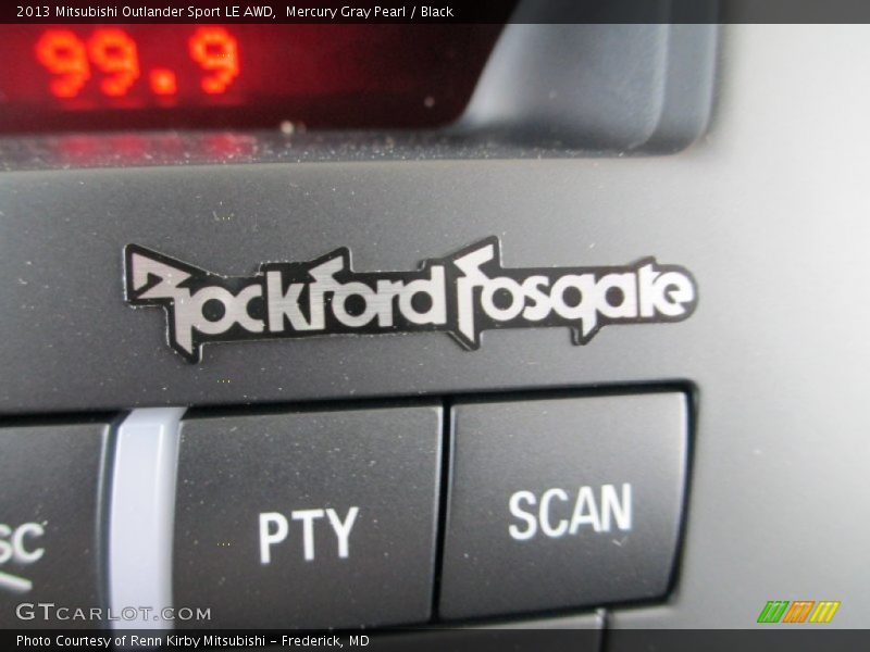 Mercury Gray Pearl / Black 2013 Mitsubishi Outlander Sport LE AWD