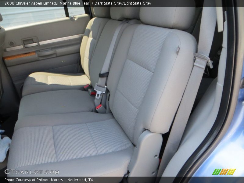 Marine Blue Pearl / Dark Slate Gray/Light Slate Gray 2008 Chrysler Aspen Limited