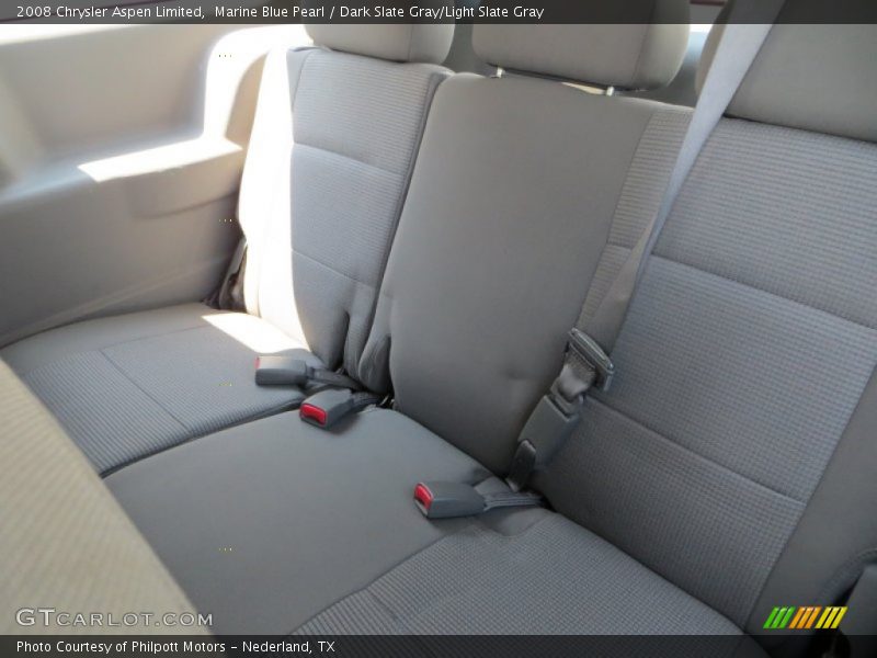 Marine Blue Pearl / Dark Slate Gray/Light Slate Gray 2008 Chrysler Aspen Limited