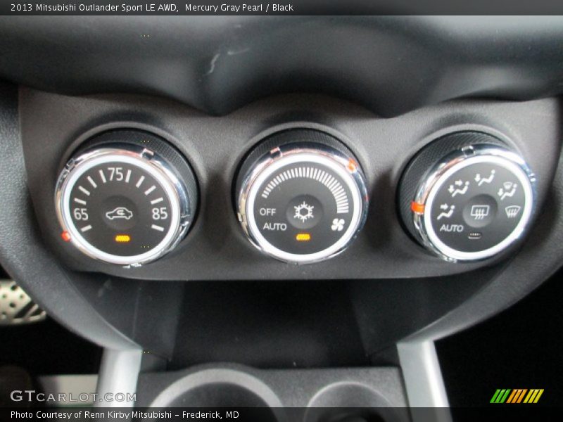 Controls of 2013 Outlander Sport LE AWD