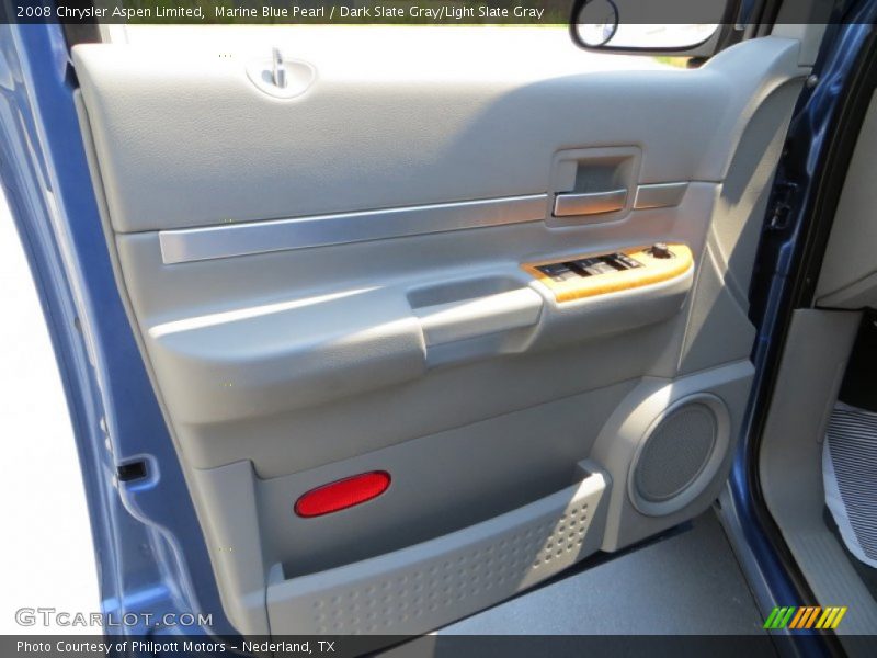 Marine Blue Pearl / Dark Slate Gray/Light Slate Gray 2008 Chrysler Aspen Limited