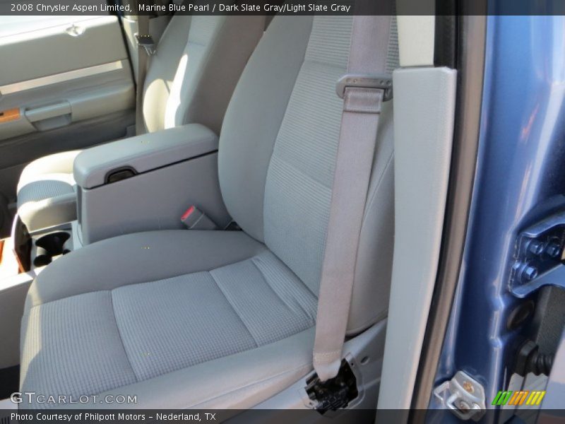 Marine Blue Pearl / Dark Slate Gray/Light Slate Gray 2008 Chrysler Aspen Limited
