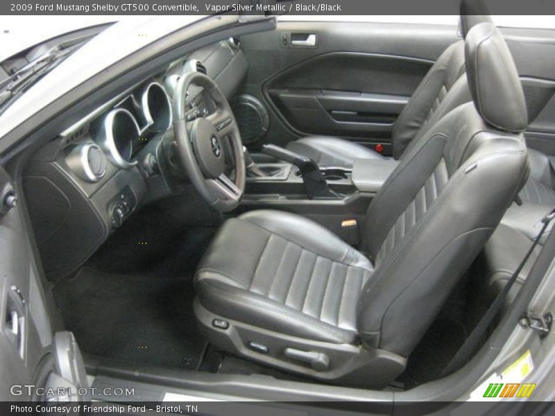  2009 Mustang Shelby GT500 Convertible Black/Black Interior