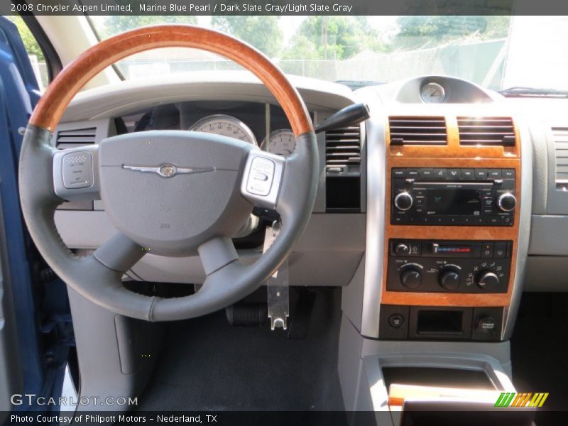 Marine Blue Pearl / Dark Slate Gray/Light Slate Gray 2008 Chrysler Aspen Limited