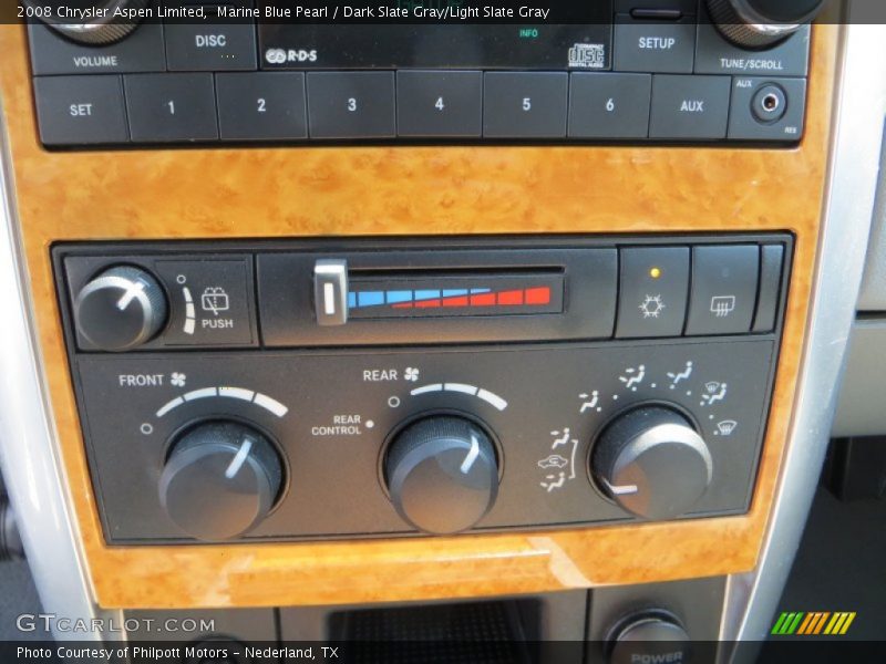 Marine Blue Pearl / Dark Slate Gray/Light Slate Gray 2008 Chrysler Aspen Limited