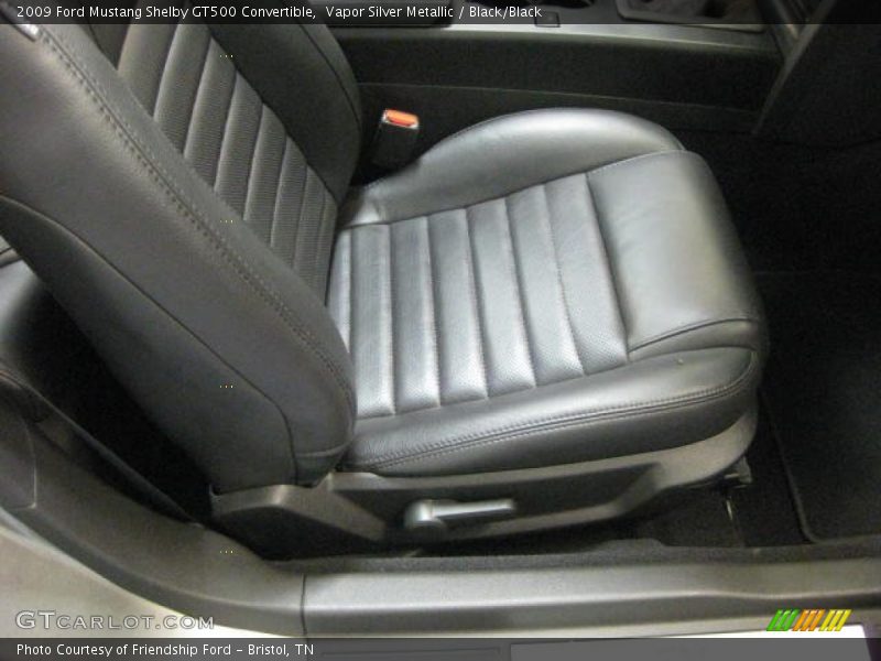 Vapor Silver Metallic / Black/Black 2009 Ford Mustang Shelby GT500 Convertible